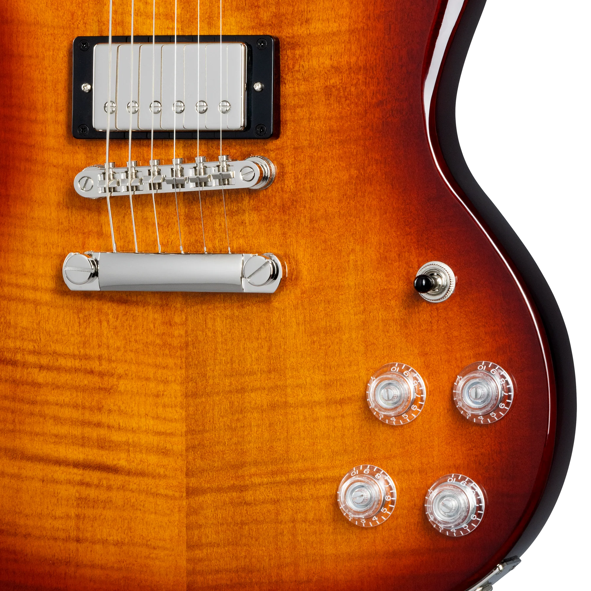 Epiphone SG Modern Figured in Mojave Burst with bag