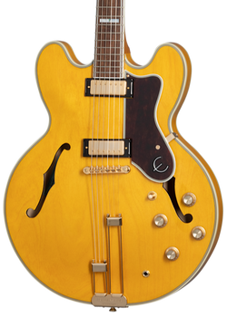 Epiphone Sheraton Semi-Hollow Gold Hardware in Natural