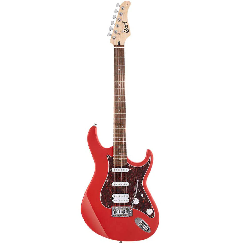 Guitare électrique Cort G115SE HSS Rouge bonbon