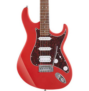 Cort G115SE HSS Electric Guitar in Candy Red