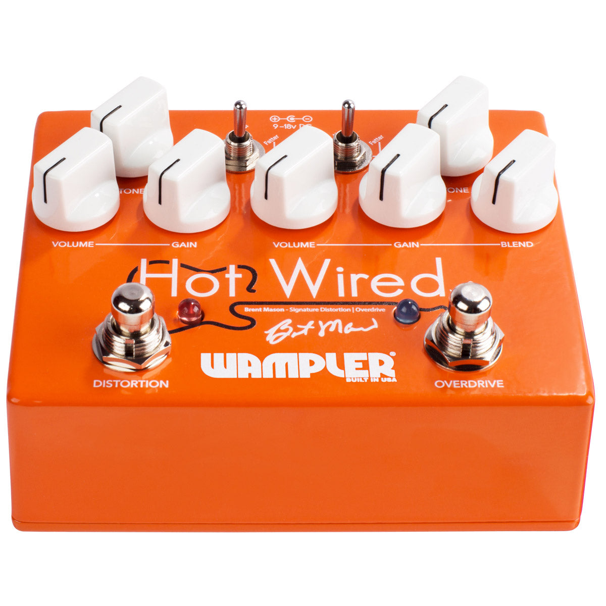Wampler Hot Wired V2 Brent Mason Signature Overdrive/Distortion Pedal
