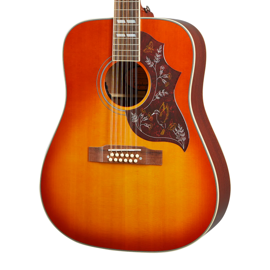 Epiphone Hummingbird Pro-12 Electro Acoustic 12-String in Faded Cherry