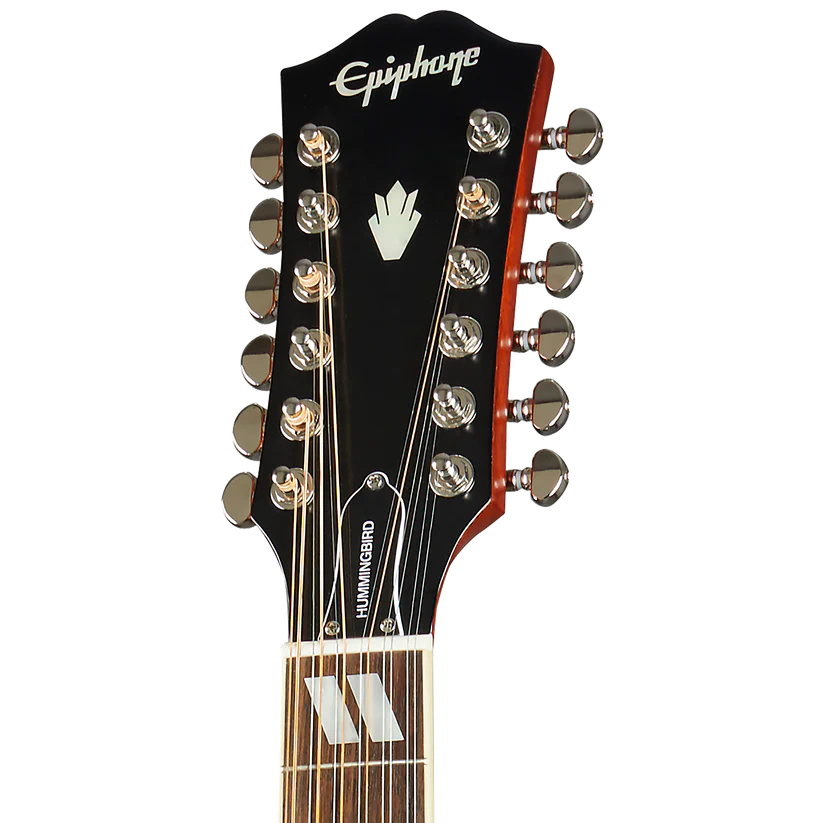 Epiphone Hummingbird Pro-12 Electro Acoustic 12-String in Faded Cherry