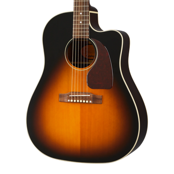 Epiphone J-45 EC All Solid Fishman Presys II in Aged Vintage Sunburst Gloss