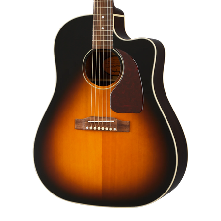 Epiphone J-45 EC All Solid Fishman Presys II in Aged Vintage Sunburst Gloss