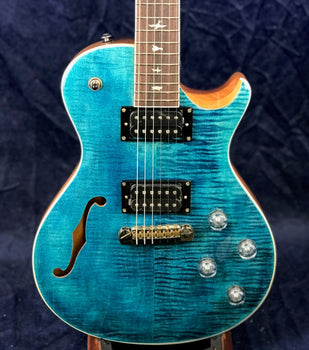 PRS SE Zach Myers 594 Signature Semi-Hollow in Myers Blue with Gig Bag