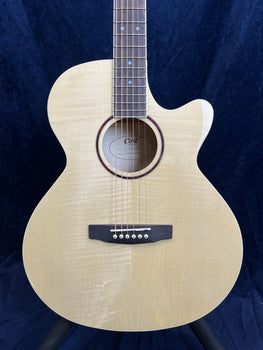 Cort SFX FM Electro Acoustic Guitar Flamed Maple in Natural Gloss
