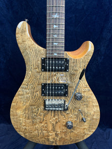 PRS Ltd Edition SE Custom 24 Burled Ash in Natural with Gig Bag