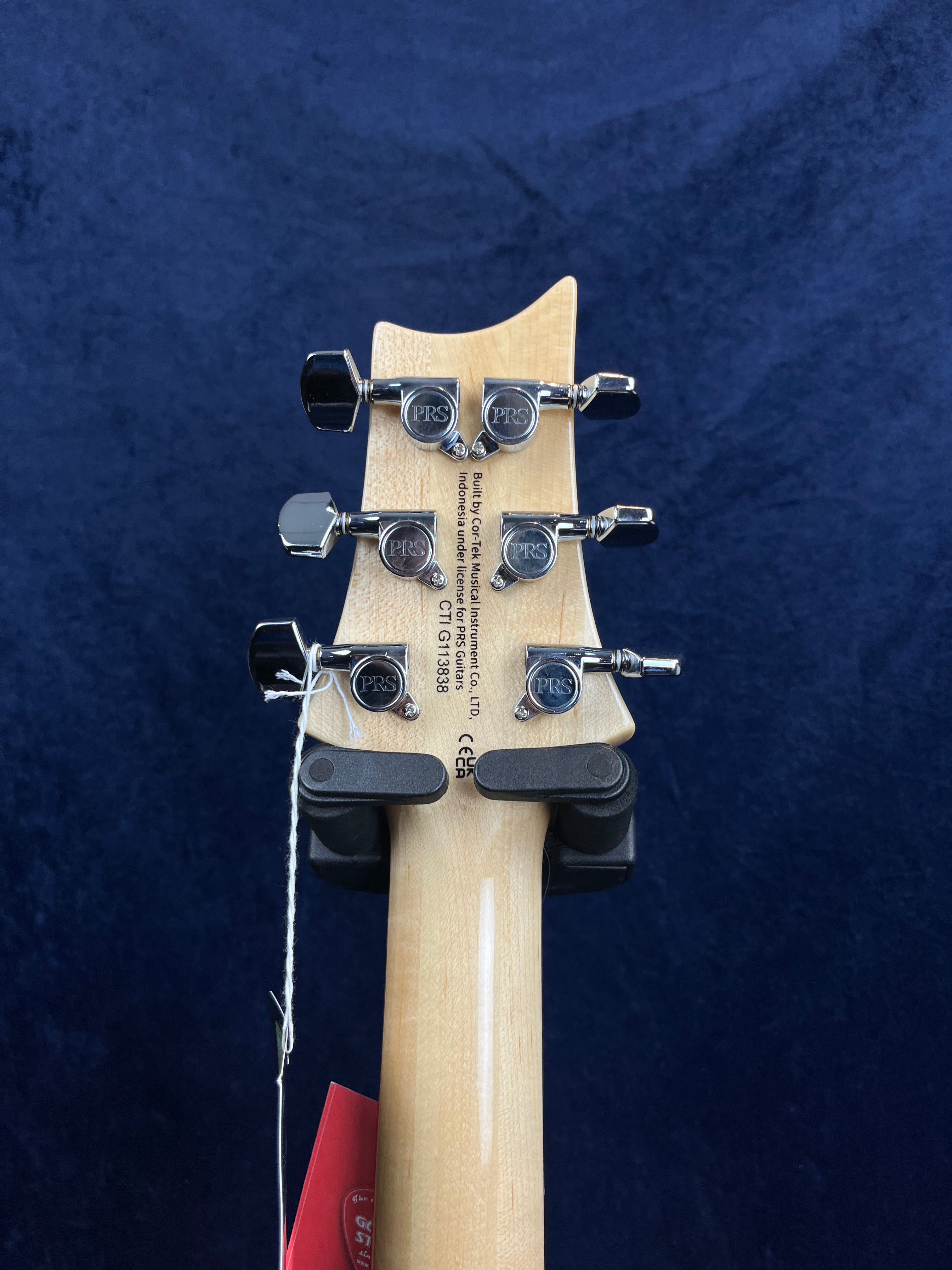 PRS Ltd Edition SE Custom 24 Burled Ash in Natural with Gig Bag