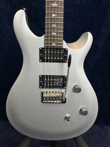 PRS SE CE24 Standard Satin Electric Guitar in Metallic Silver