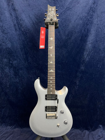 PRS SE CE24 Standard Satin Electric Guitar in Metallic Silver