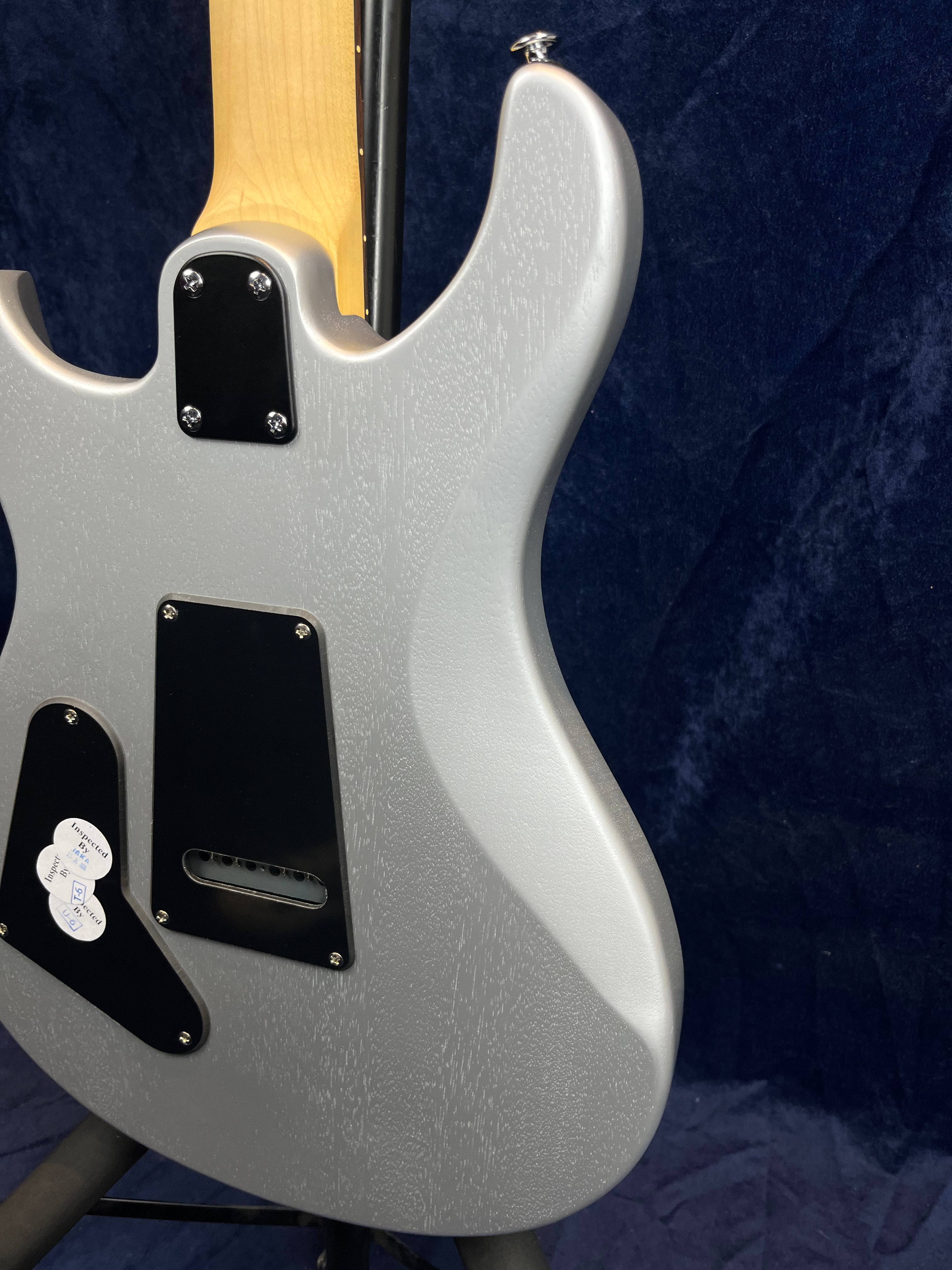 PRS SE CE24 Standard Satin Electric Guitar in Metallic Silver