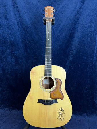 Taylor 110 Dreadnought Acoustic in Natural Dolly Parton Signed Pre-owned