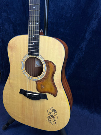 Taylor 110 Dreadnought Acoustic in Natural Dolly Parton Signed Pre-owned