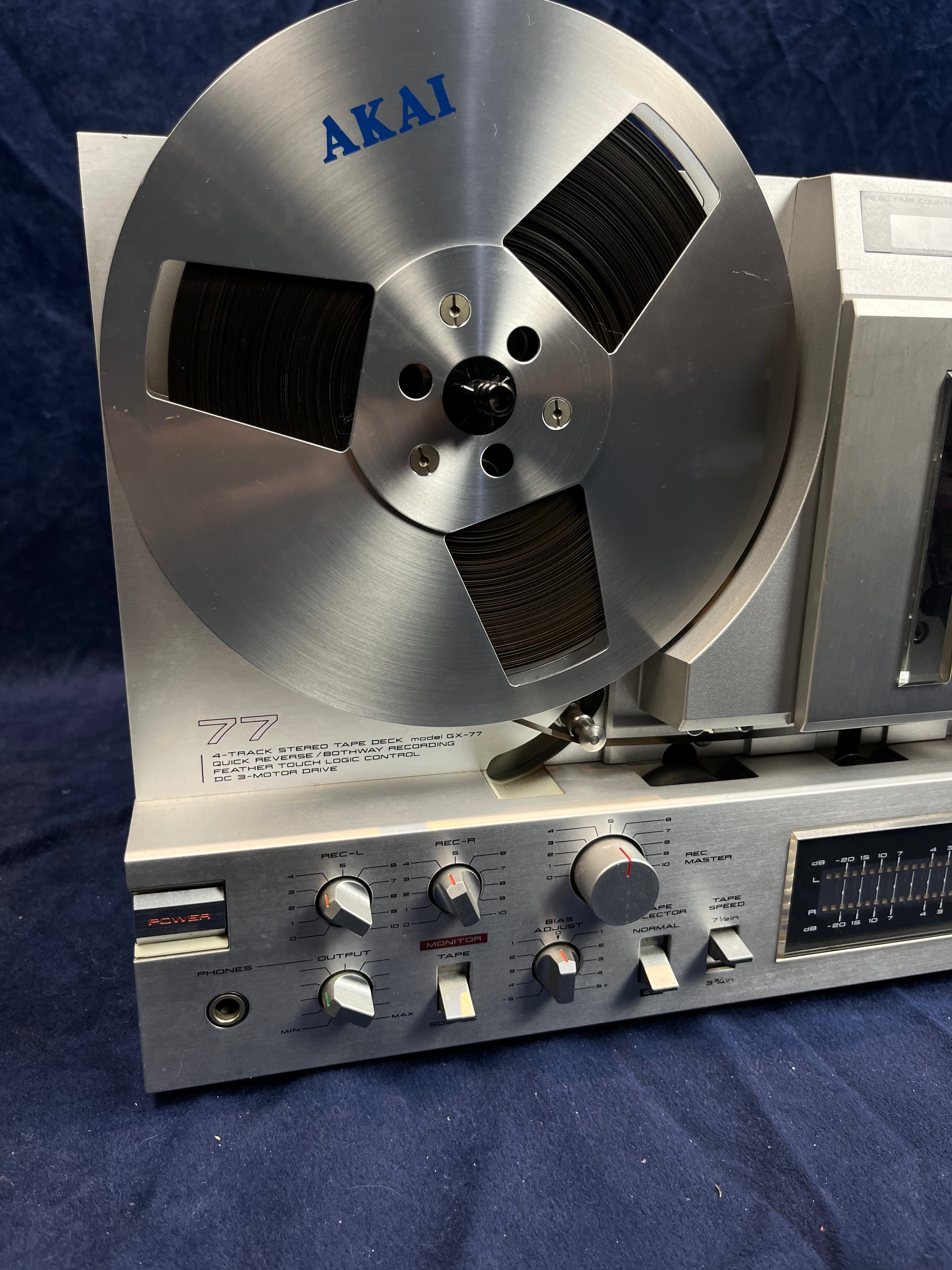 Akai GX-77 Reel to Reel Analog Tape Recorder COLLECTION ONLY