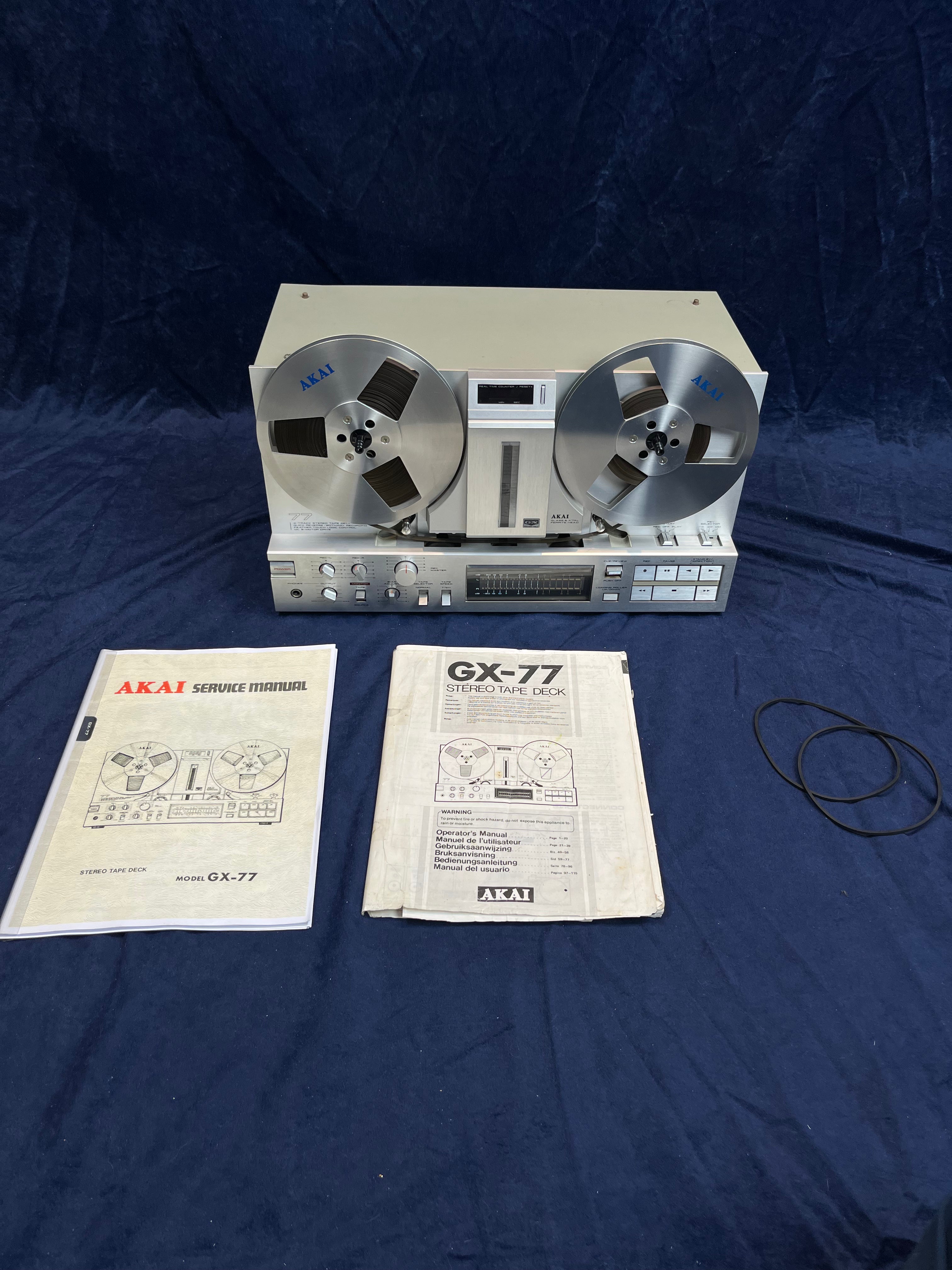 Akai GX-77 Reel to Reel Analog Tape Recorder COLLECTION ONLY