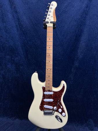 Gordon Smith Classic S Flame Roasted Maple Neck Swamp Ash Body in Bude Cream