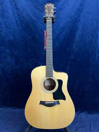 Taylor 110CE-S Dreadnought Cutaway Electro in Natural Pre-owned 2023