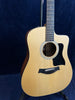 Taylor 110CE-S Dreadnought Cutaway Electro in Natural Pre-owned 2023
