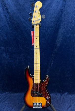 Squier Precision Bass Vintage Modified 5 String in Sunburst Pre-owned