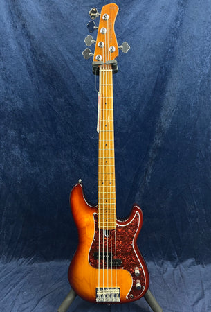 Sire Marcus Miller P5R 5 String Bass in Tobacco Sunburst Pre-owned