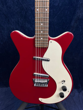 Danelectro '59 12 String Electric Guitar in Red Pre-owned