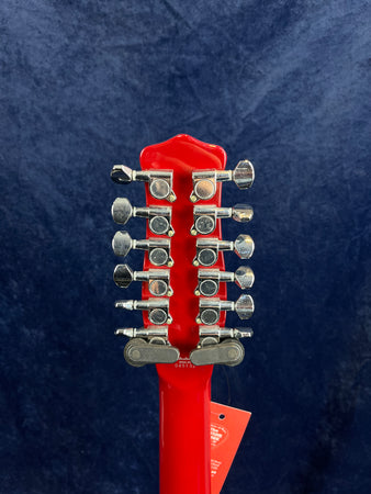 Danelectro '59 12 String Electric Guitar in Red Pre-owned