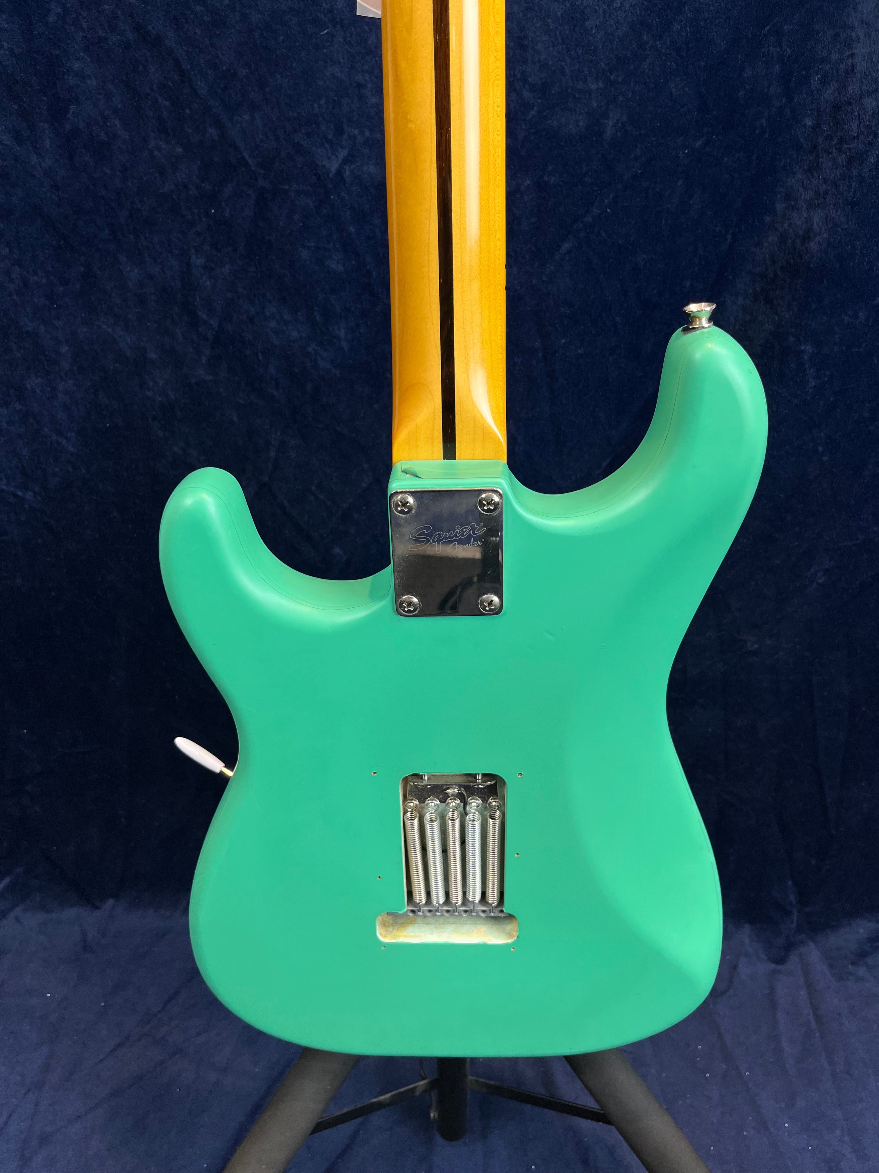 Squier Classic Vibe Stratocaster années 60, couleur Surf Green (avec wrap), d'occasion