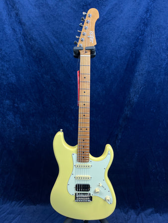 Jet Guitars JS-400 HSS in Vintage Yellow Pre-owned