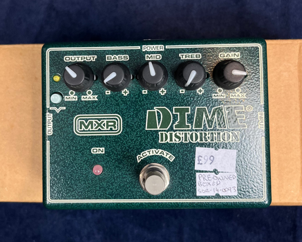 MXR DD-11 Dime Distortion Pre-owned with Box