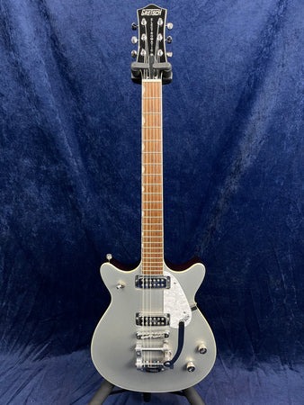 Gretsch G5246T Double Cut Bigsby in Silver Sparkle Pre-owned