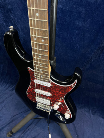 Cort G115SE HSS Electric Guitar in Black