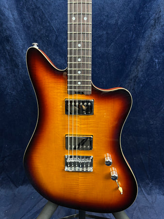 Cream T Guitars Crossfire Custom Guitar-X Pickup Swapping in Burnt Whiskerburst
