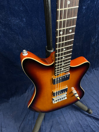 Cream T Guitars Crossfire Custom Guitar-X Pickup Swapping in Burnt Whiskerburst