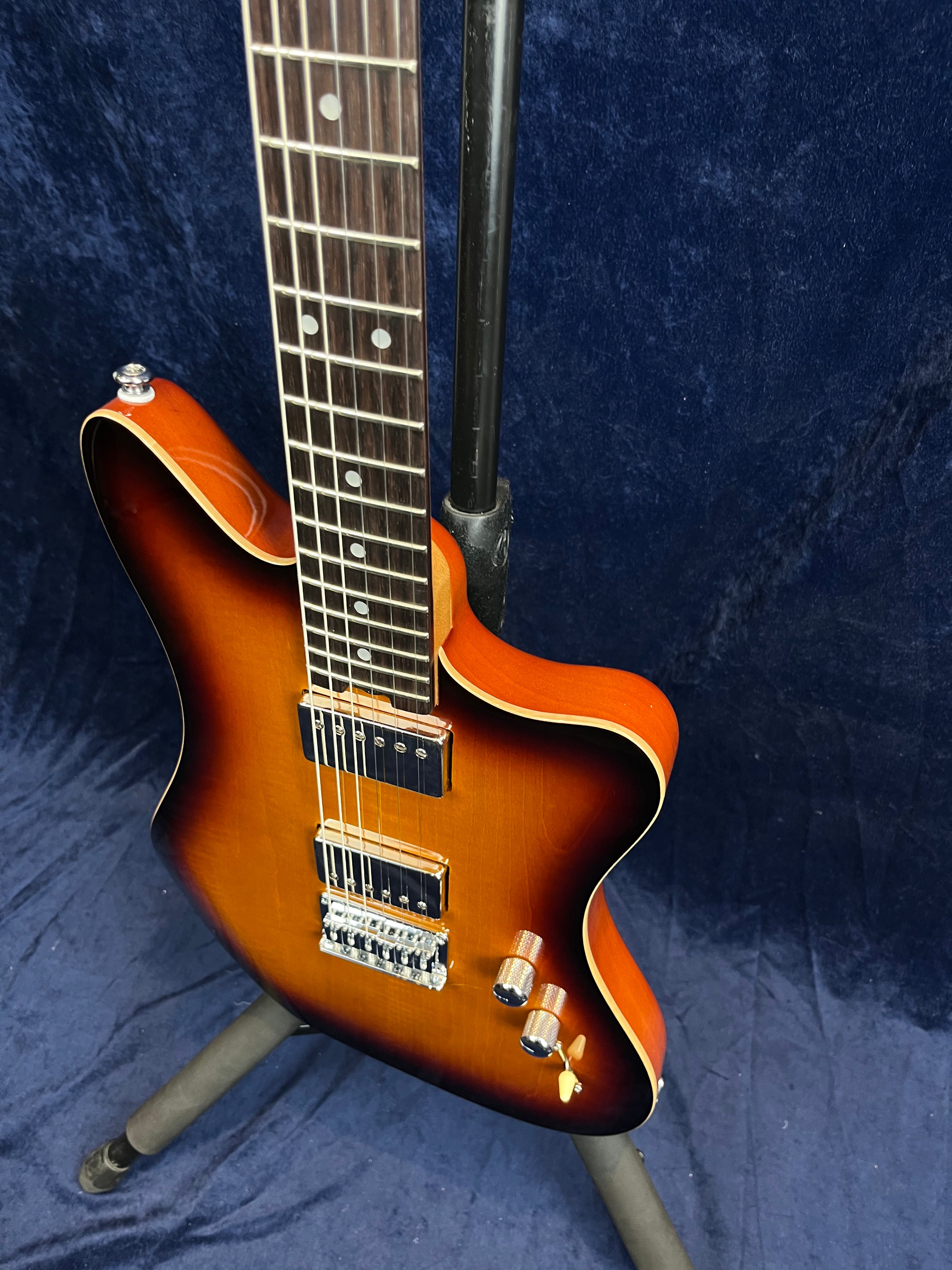 Cream T Guitars Crossfire Custom Guitar-X Pickup Swapping in Burnt Whiskerburst