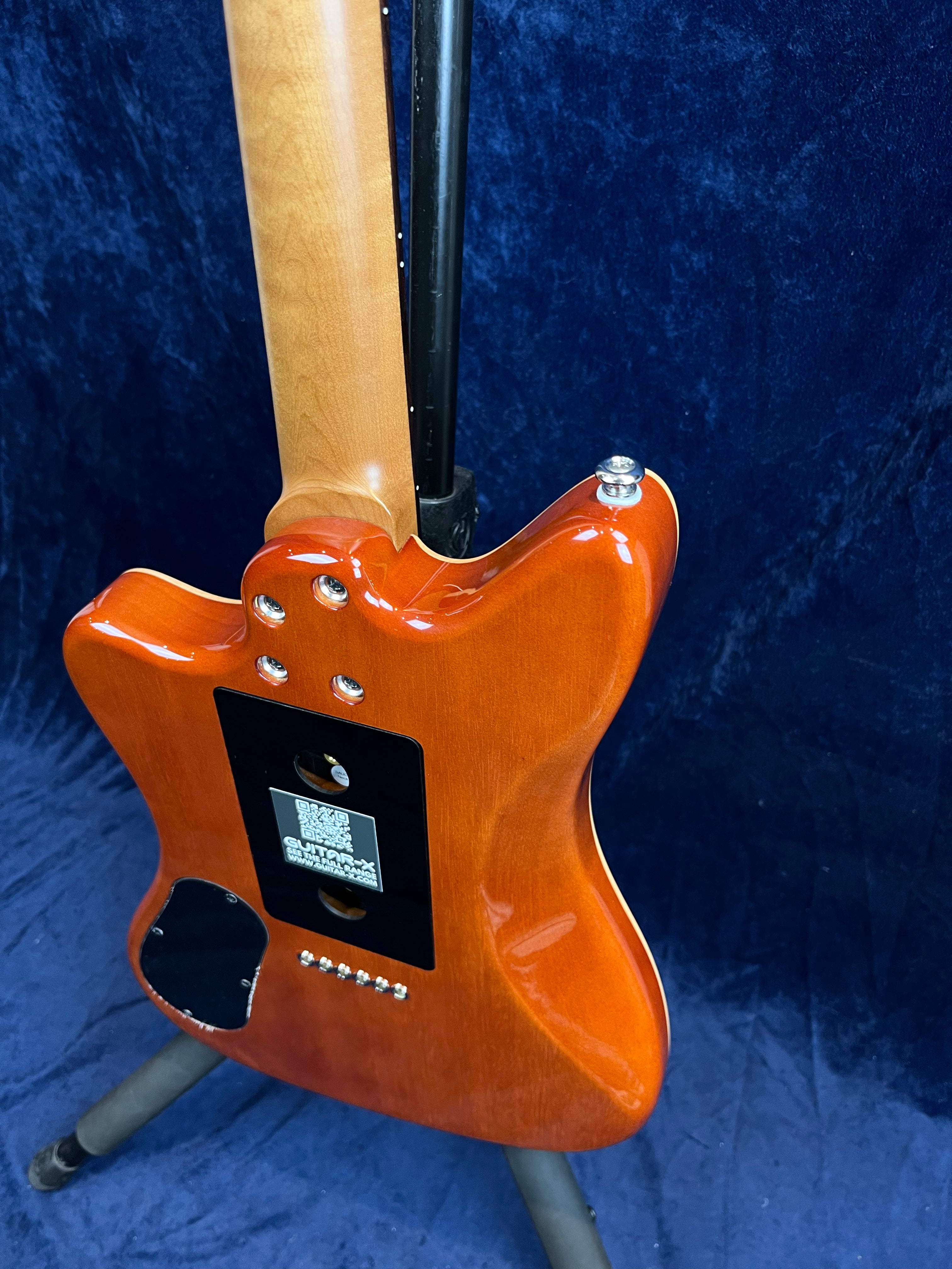 Cream T Guitars Crossfire Custom Guitar-X Pickup Swapping in Burnt Whiskerburst