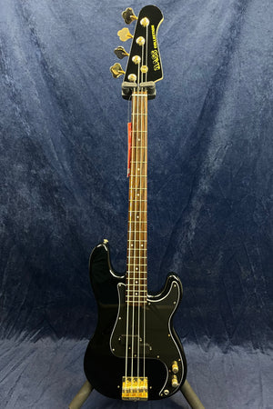 Bass Collection Power P-Bass Gold Hardware in Black Pre-owned