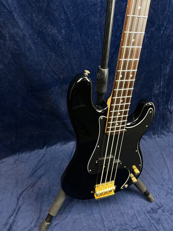 Bass Collection Power P-Bass Gold Hardware in Black Pre-owned