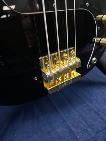 Bass Collection Power P-Bass Gold Hardware in Black Pre-owned