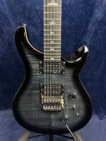 PRS SE Custom 24 Floyd in Charcoal Burst with Gig Bag