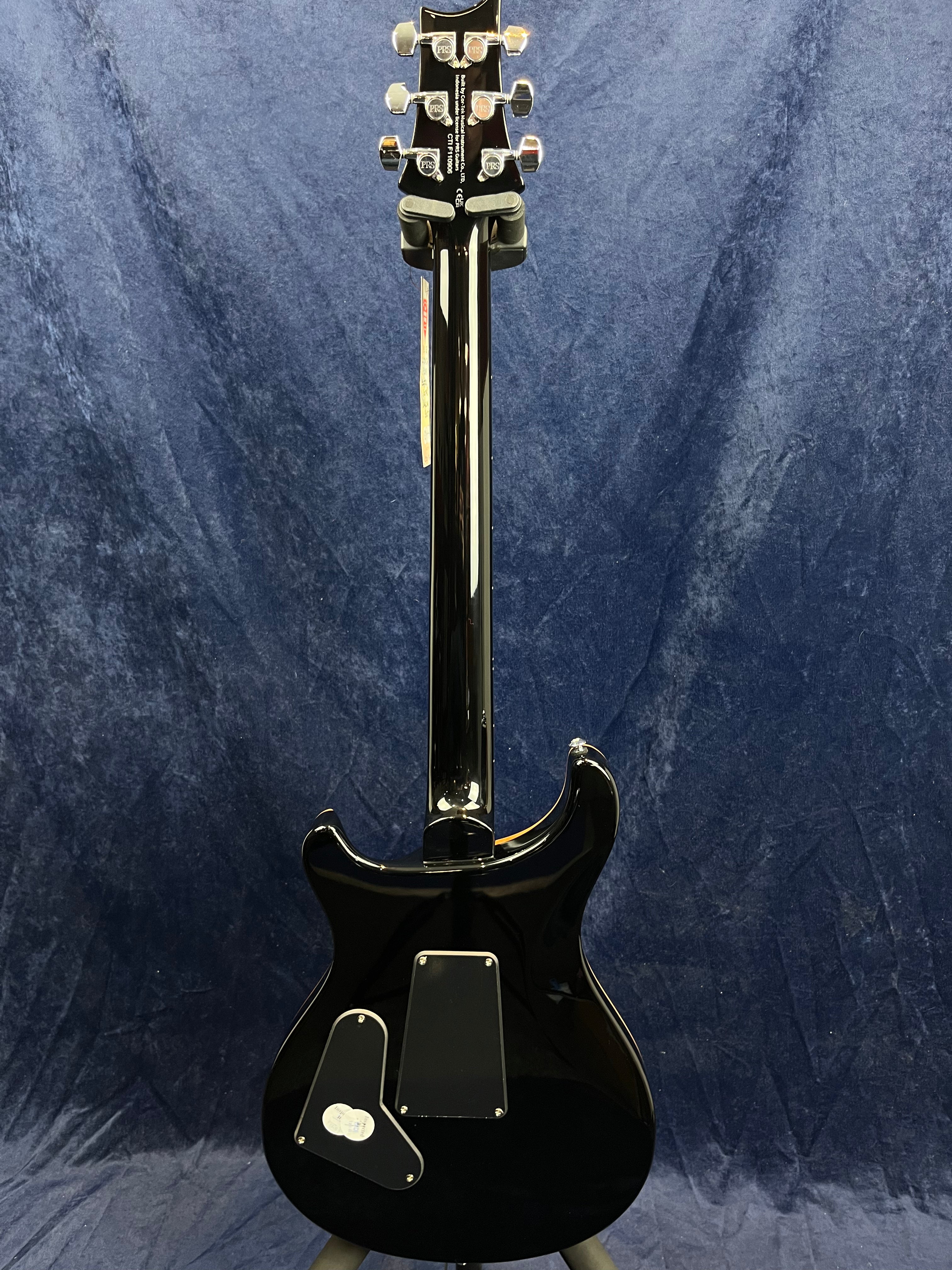 PRS SE Custom 24 Floyd in Charcoal Burst with Gig Bag