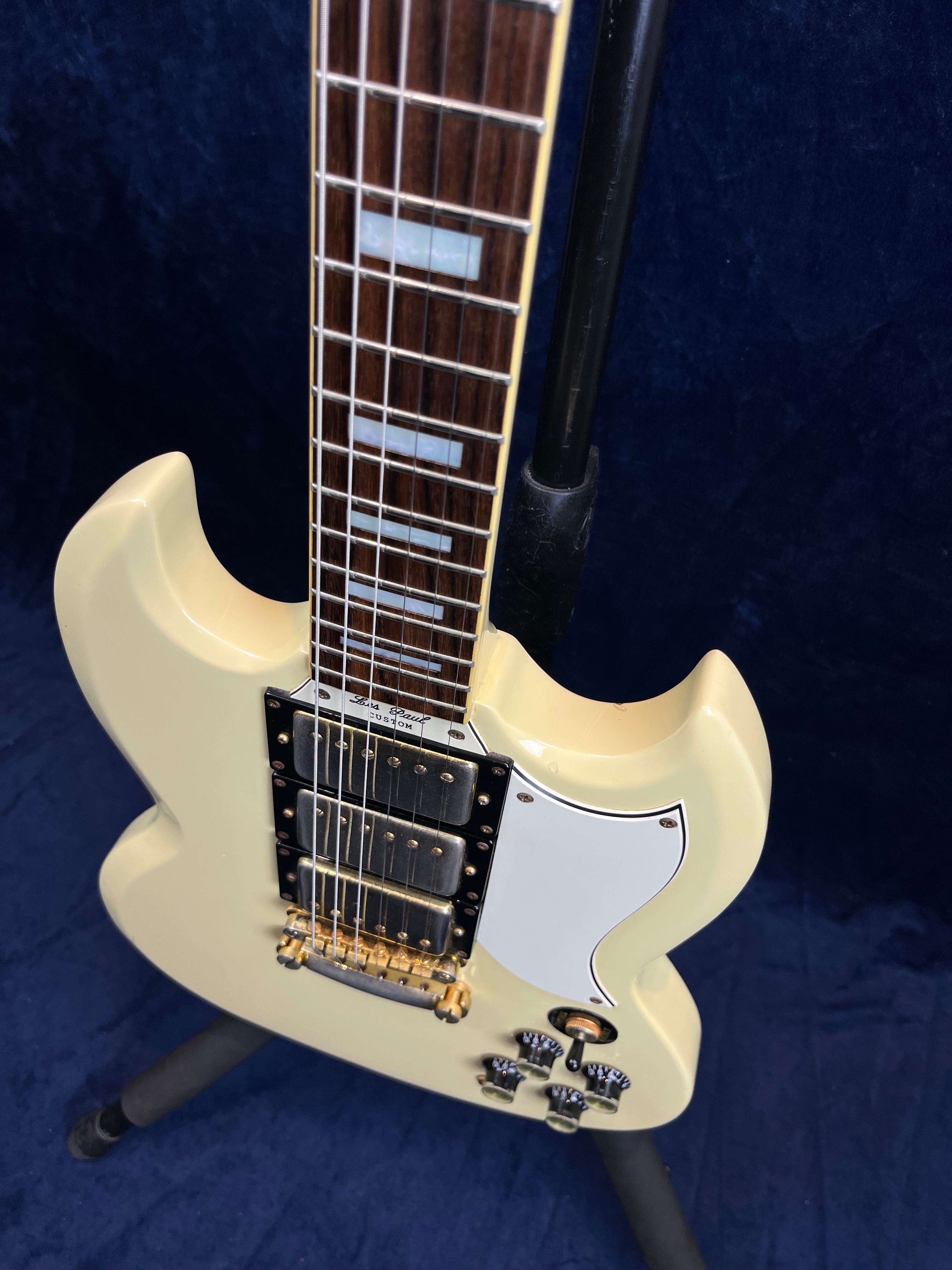 Epiphone SG Les Paul Custom in Ivory White Pre-owned