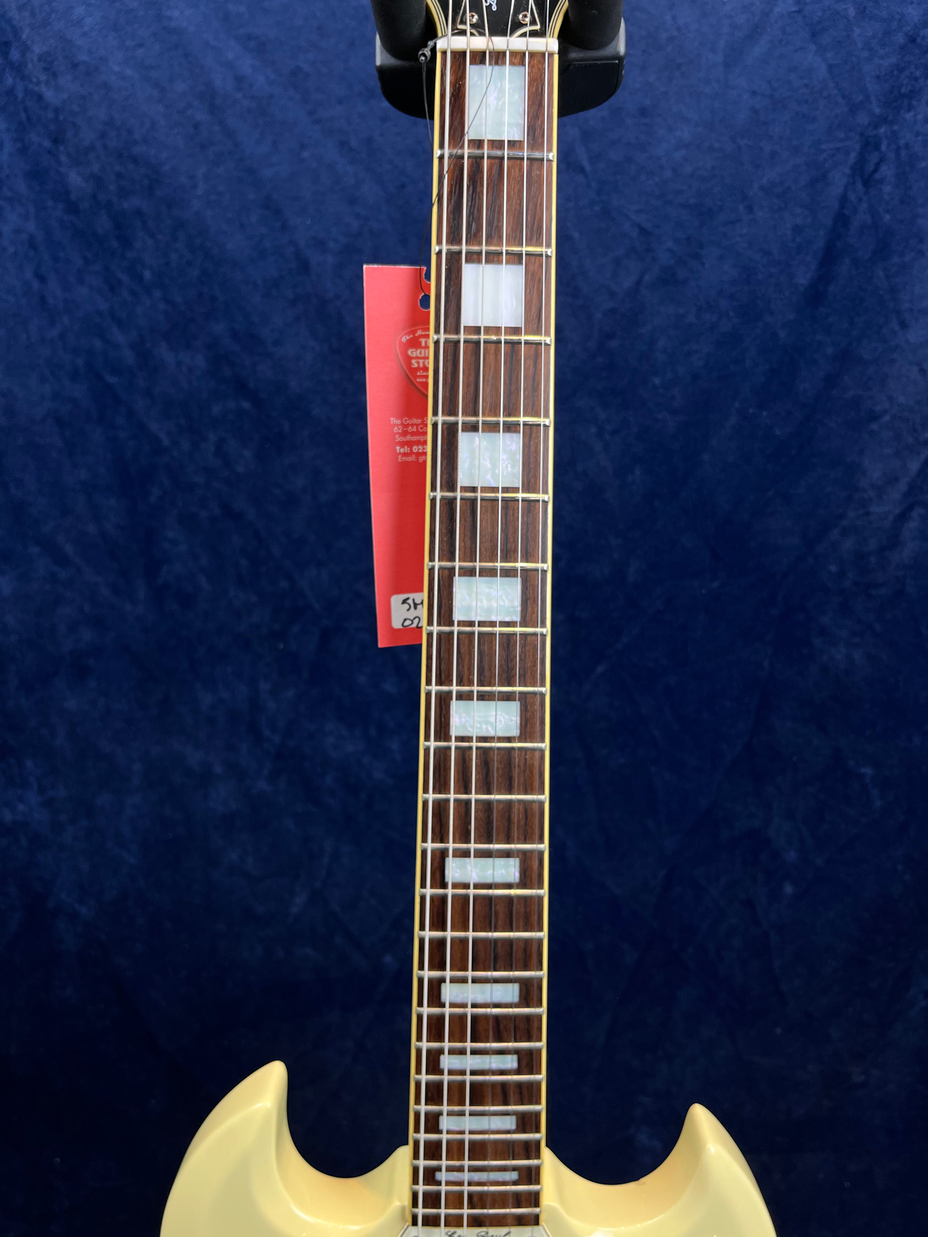 Epiphone SG Les Paul Custom in Ivory White Pre-owned