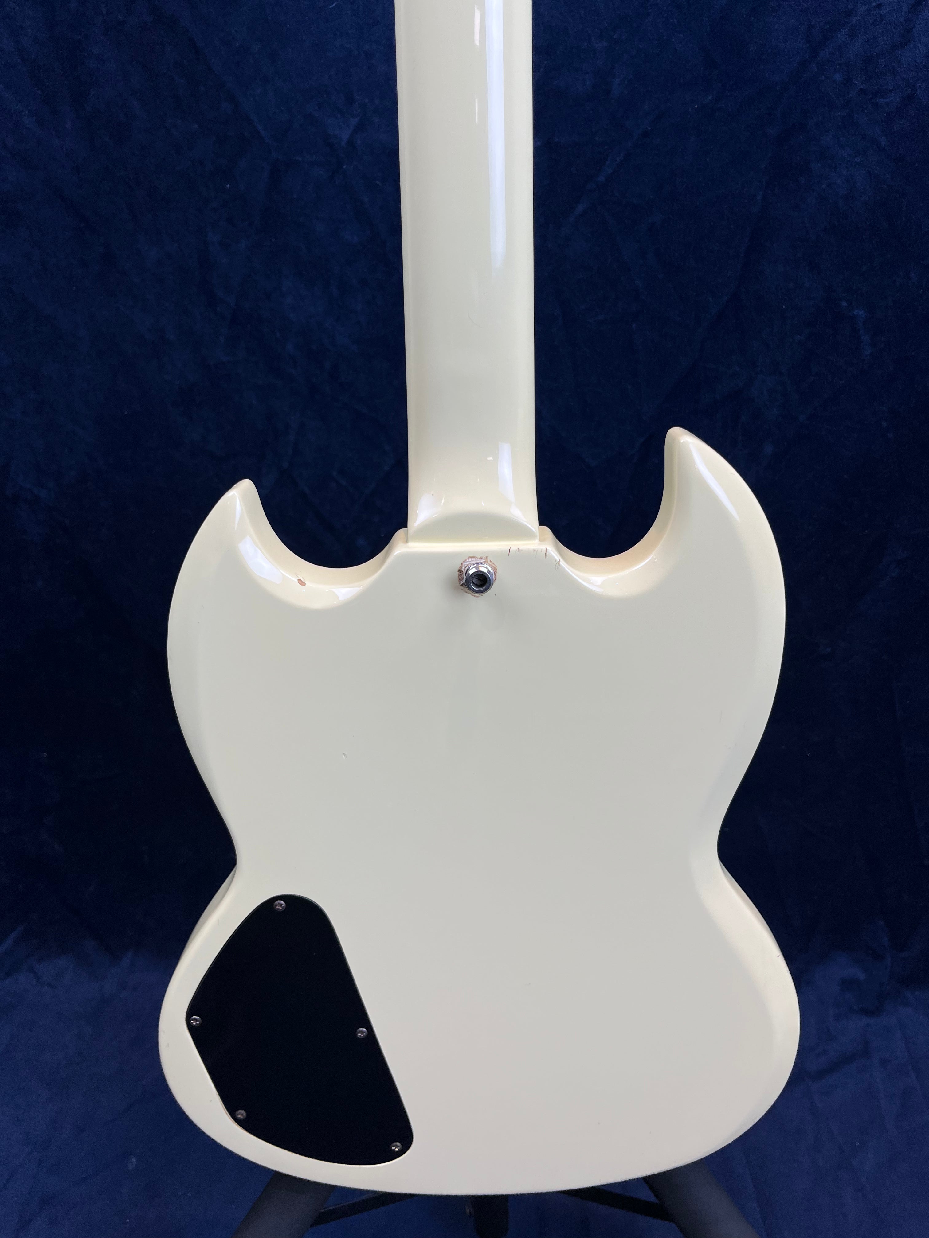 Epiphone SG Les Paul Custom in Ivory White Pre-owned