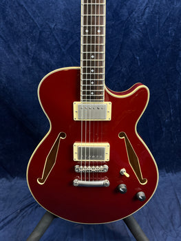 D'Angelico Excel SS Tour Semi-Hollow Electric in Solid Wine B-Stock
