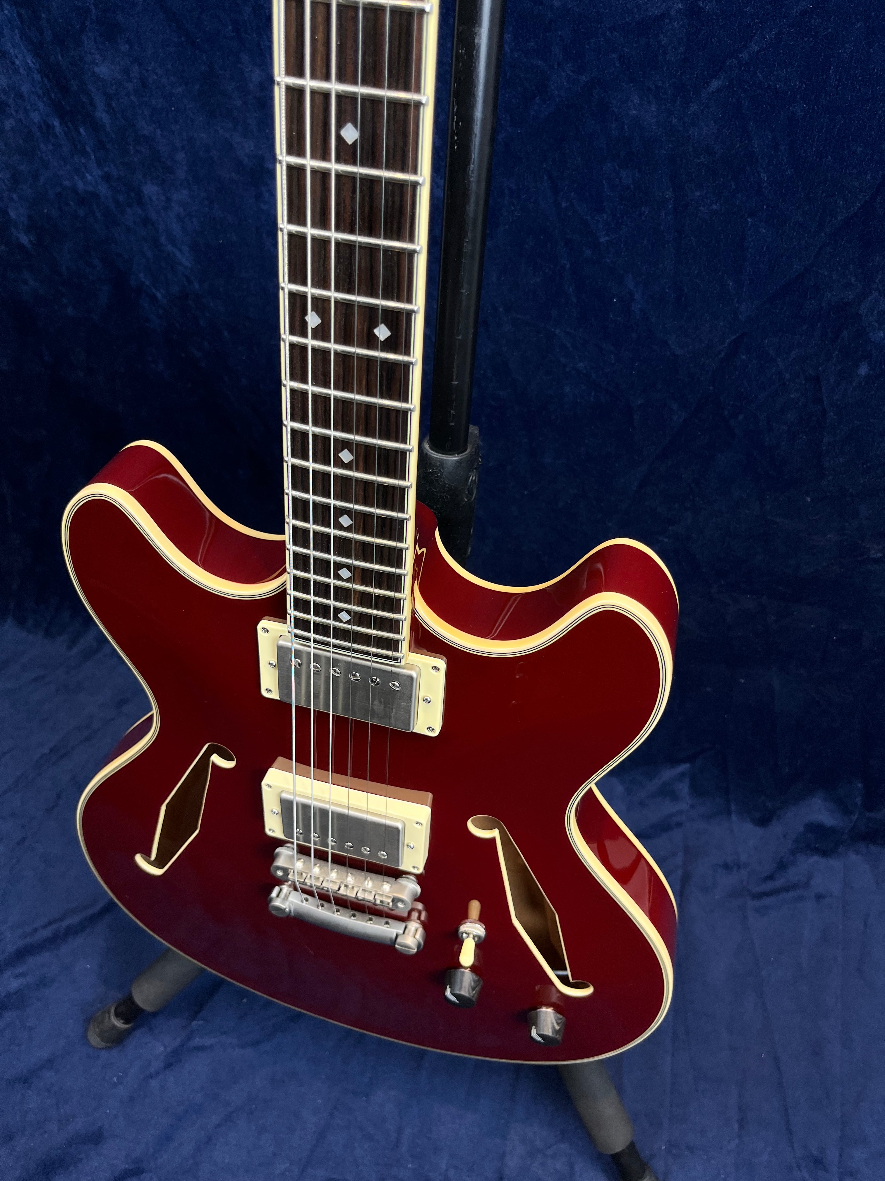 D'Angelico Excel DC Tour Semi-Hollow Electric Solid Wine B-Stock