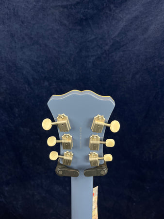 D'Angelico Excel SS Tour Semi Hollow Electric in Slate Blue B-Stock