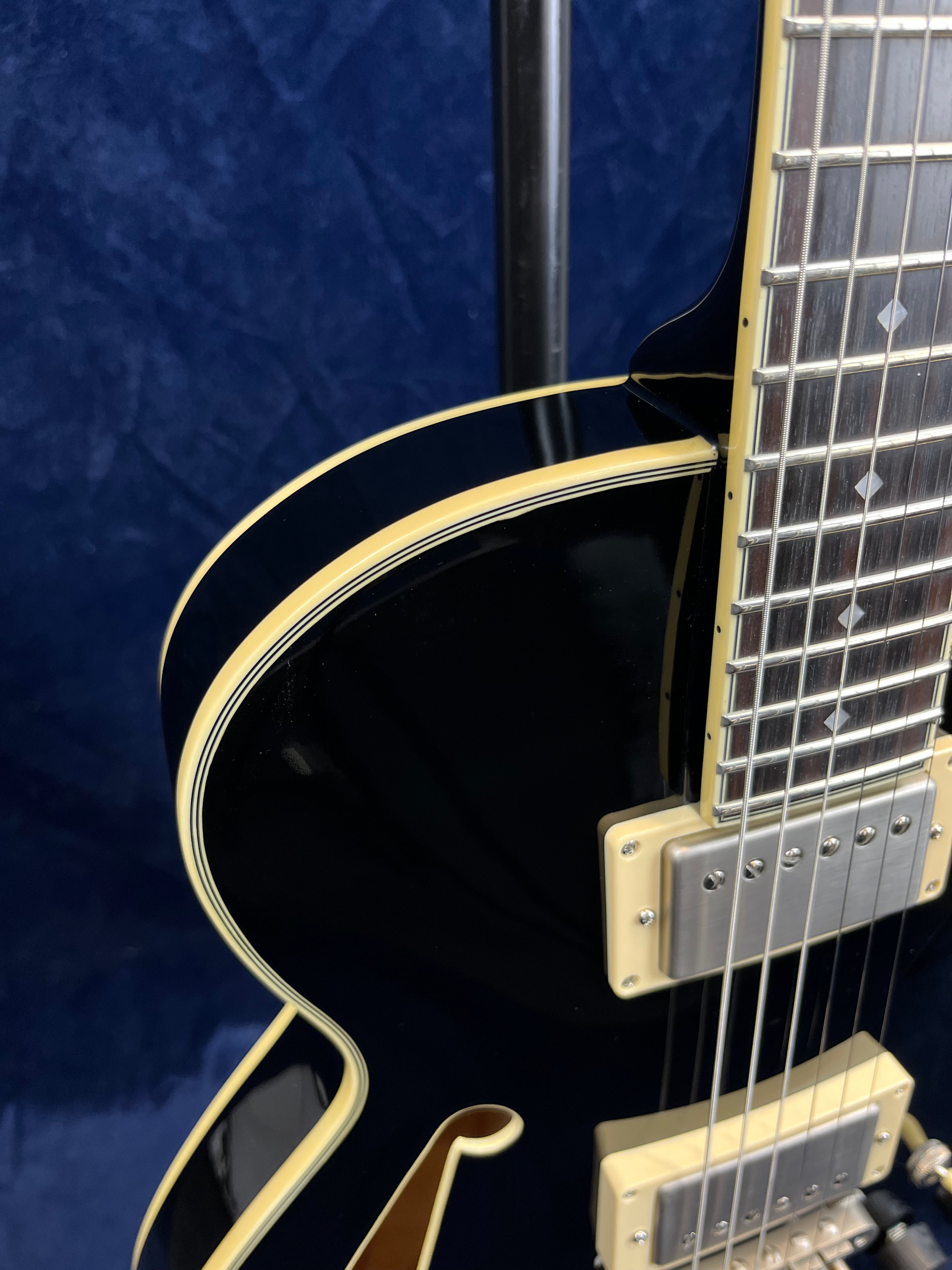 Guitare électrique D'Angelico Excel SS Tour Semi-Hollow en noir (produit de catégorie B)
