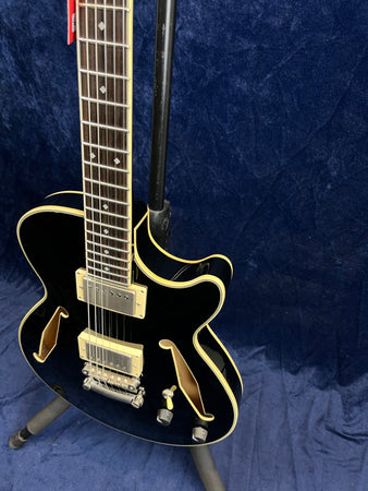 D'Angelico Excel SS Tour Semi-Hollow Electric in Black B-Stock