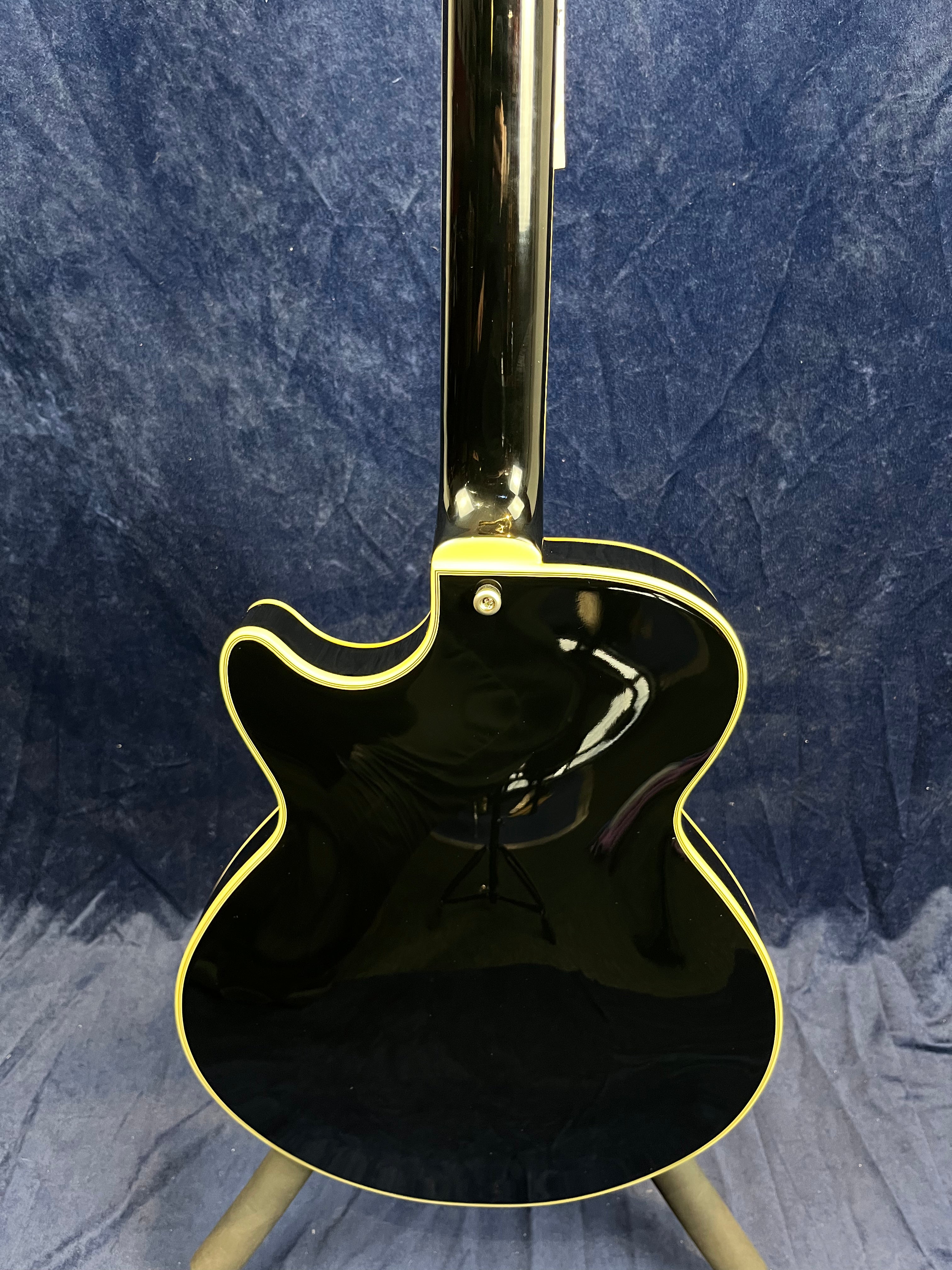 Guitare électrique D'Angelico Excel SS Tour Semi-Hollow en noir (produit de catégorie B)